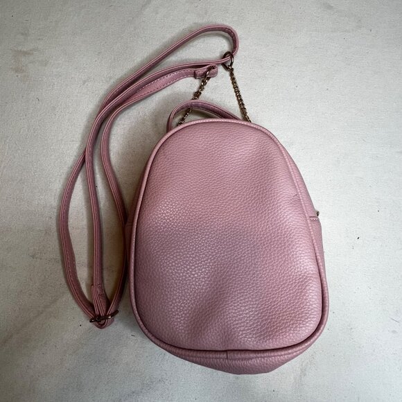 Pink Quilted Mini Backpack With Tassel Accents & Adjustable Strap By Claires - Picture 6 of 16